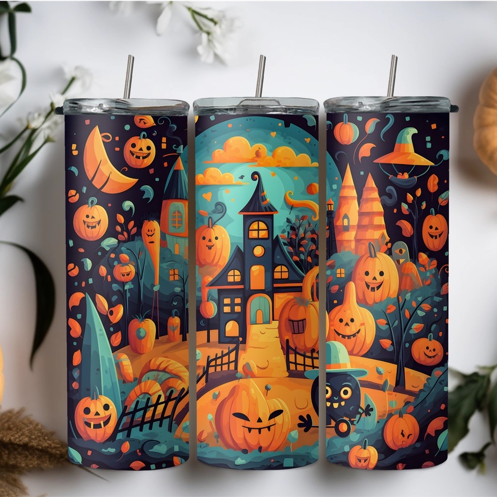 20oz Halloween house